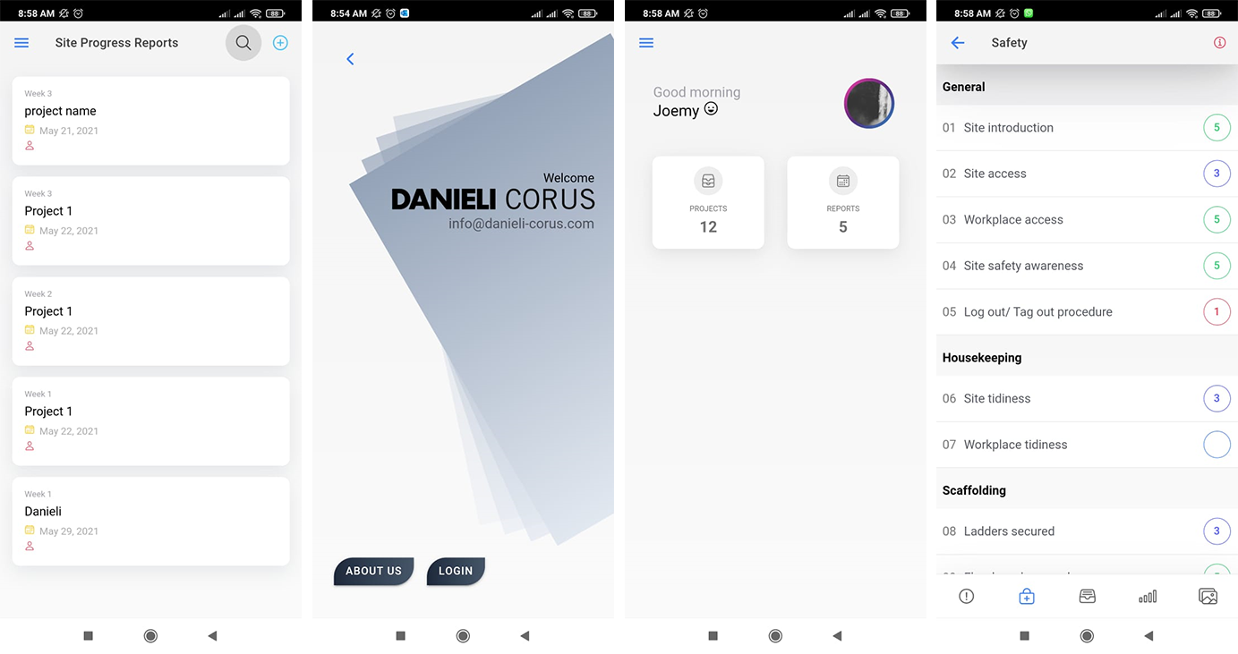 Danieli Mobile App